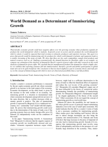 World Demand as a Determinant of Immiserizing Growth