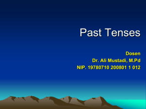 8 Past Tense
