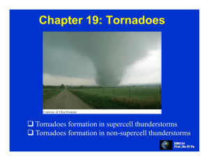 Chapter 19: Tornadoes