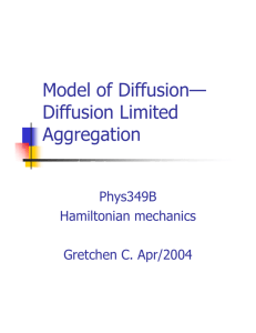 Diffusion Limited Aggregation