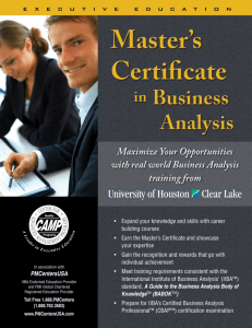 Maximize Your Opportunities with real world Business Analysis