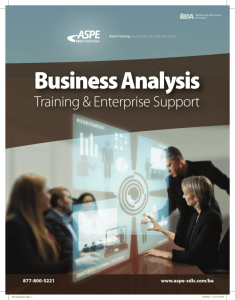Business Analysis Training & Enterprise Support