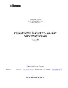 engineering survey standards for consultants