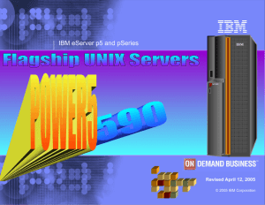 IBM eServer p5 and pSeries