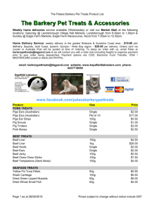 Barkery Pet Treats - Kopafield Labradors