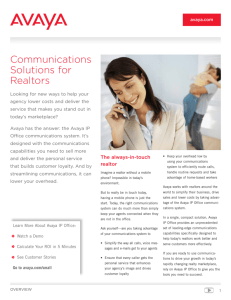 Communications Solutions for Realtors