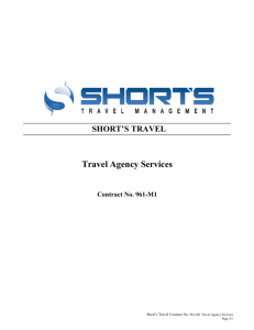 961-M1 Shorts Travel Management Contract Details