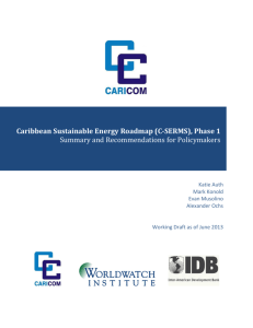 Caribbean Sustainable Energy Roadmap (C