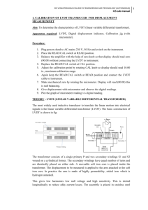 ICS Lab manual 1 1. CALIBRATION OF LVDT TRANSDUCER FOR