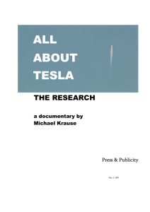 the research - About Tesla