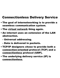 Connectionless Delivery Service