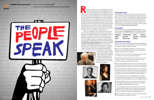 The People Speak Study Guide