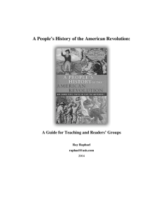 A People's History of the American Revolution: