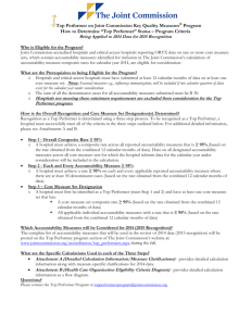 Top Performer on Joint Commission Key Quality Measures® Program