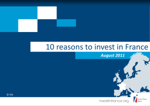 10 reasons to invest in France