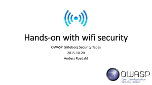 Hands-on with wifi security v2