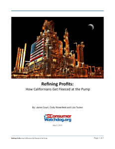 Refining Profits: How Californians Get Fleeced at the Pump