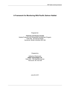 A Framework for Monitoring Wild Pacific Salmon Habitat