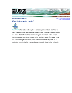 Water Science Basics - New York State Envirothon