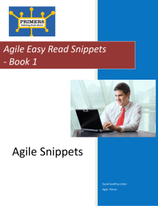 Agile Easy Read Snippets