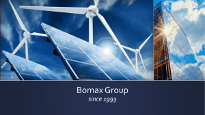 Bomax Group Presentation