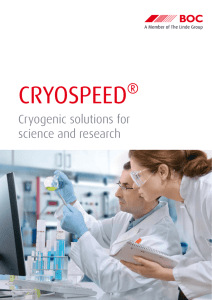 Cryogenic solutions for science and research