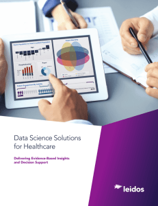 Data Science Solutions for Healthcare