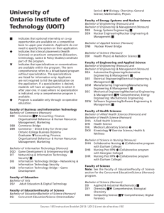 University of Ontario Institute of Technology