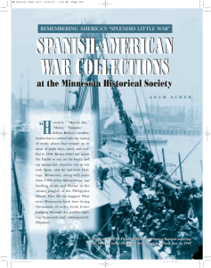 Spanish-American War collections at the Minnesota Historical Society