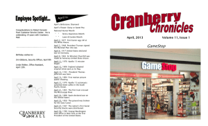 April 2013.pub - Cranberry Mall