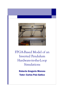 FPGA-Based Model of an Inverted Pendulum for Hardware-in