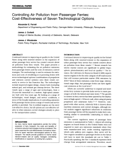 Cost-Effectiveness of Seven Technological Options