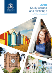 2015 Study abroad and exchange