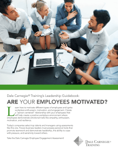 are your employees motivated?