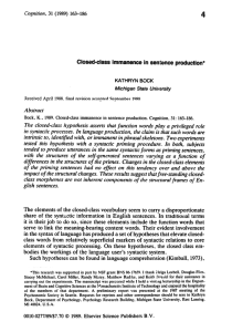 (1989). Closed-class immanence in sentence production.Cognition