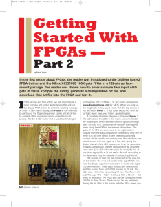 Getting Started With FPGAs