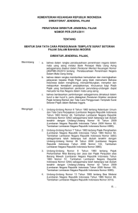 kementerian keuangan republik indonesia direktorat jenderal pajak