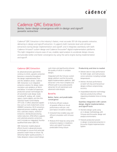 Cadence QRC Extraction