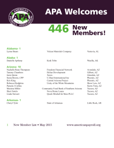 New Member List - American Payroll Association