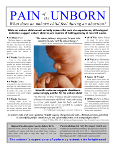 Pain of the Unborn - National Right to Life