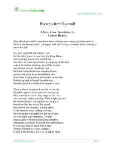 Excerpts from Beowulf