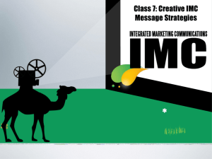 Class 7-Creative IMC Message Strategies copy
