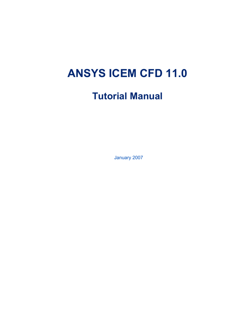 ansys 15 icemcfd tutorial manuals