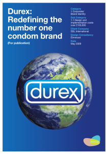 Durex: Redefining the number one condom brand