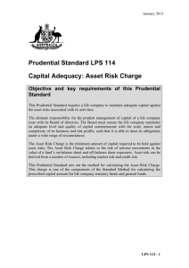 LPS 114 Capital Adequacy: Asset Risk Charge