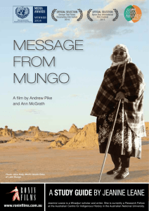 to MESSAGE FROM MUNGO study guide