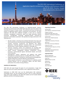 The 2015 IEEE International Conference on Application
