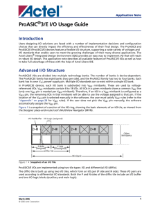 ProASIC3/E I/O Usage Guide