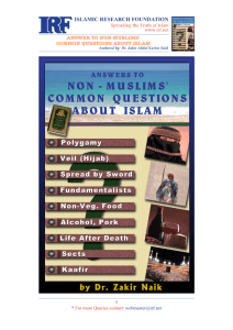 Answers To Non Muslims Common Questions