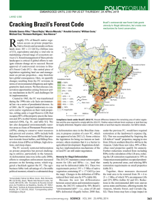 Cracking Brazil's Forest Code